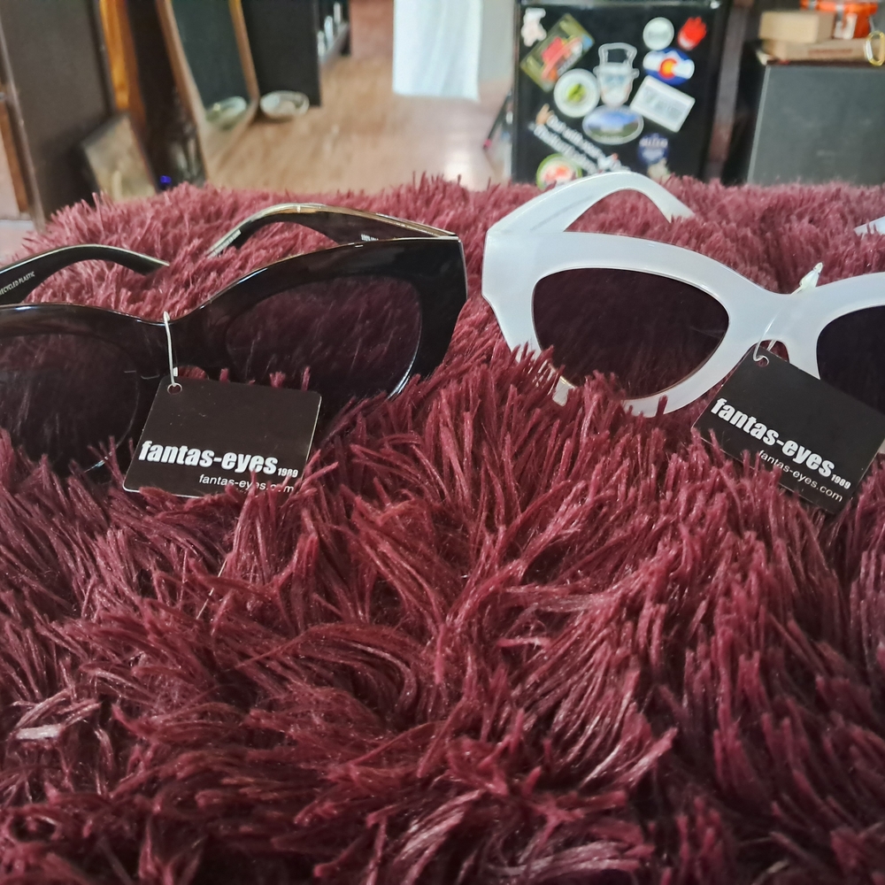 Black and White Women's Sunglasses